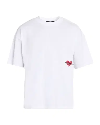 Ksubi Men's Hbl Cotton Embroidered Heart Crewneck T-Shirt | Thumbnail 1