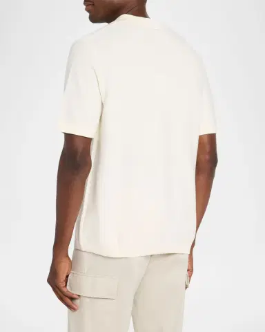 RAILS Men's Baker Cotton Knit Short-Sleeve Polo Sweater | Thumbnail 3 RAILS Men's Baker Cotton Knit Short-Sleeve Polo Sweater | Thumbnail 3