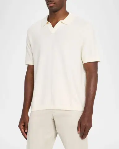 RAILS Men's Baker Cotton Knit Short-Sleeve Polo Sweater | Thumbnail 4 RAILS Men's Baker Cotton Knit Short-Sleeve Polo Sweater | Thumbnail 4