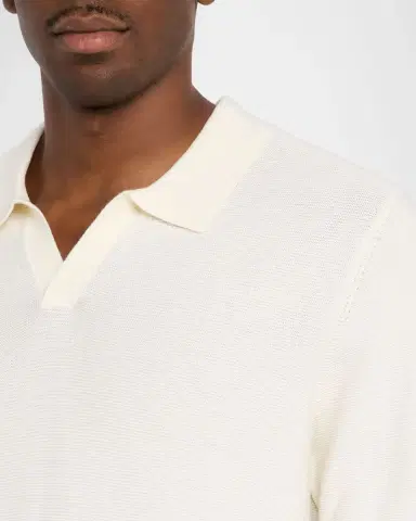 RAILS Men's Baker Cotton Knit Short-Sleeve Polo Sweater | Thumbnail 5 RAILS Men's Baker Cotton Knit Short-Sleeve Polo Sweater | Thumbnail 5