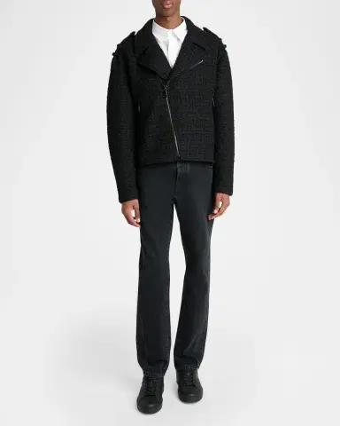 Balmain Men's B-Court Calfskin Low-Top Sneakers | Thumbnail 2