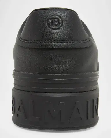 Balmain Men's B-Court Calfskin Low-Top Sneakers | Thumbnail 4