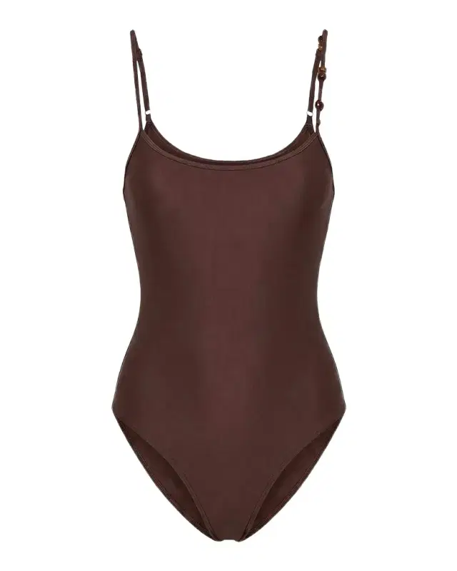 NICHOLAS Dione Beaded One-Piece Swimsuit
