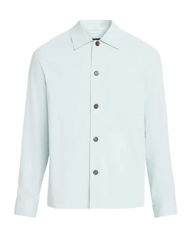 Theory Men 's Organic Linen Pocket Overshirt