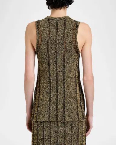 Proenza Schouler Maelle Ladder Open-Knit Tank Top | Thumbnail 2