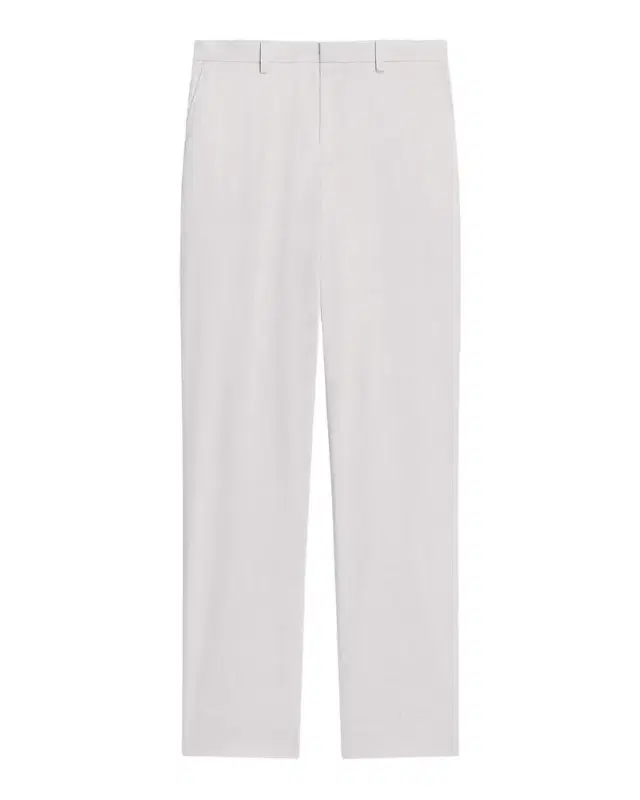 Theory Men 's Organic Linen Straight Leg Flat-Front Trousers