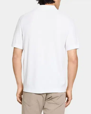 Theory Men's Brenan Johnny Collar Polo Shirt | Thumbnail 3