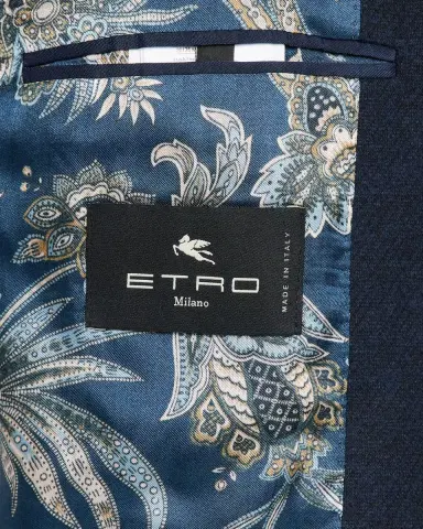 Etro Men's Textured Peak-Lapel Single-Breasted Sport Coat | Thumbnail 6