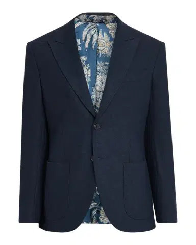 Etro Men's Textured Peak-Lapel Single-Breasted Sport Coat | Thumbnail 1