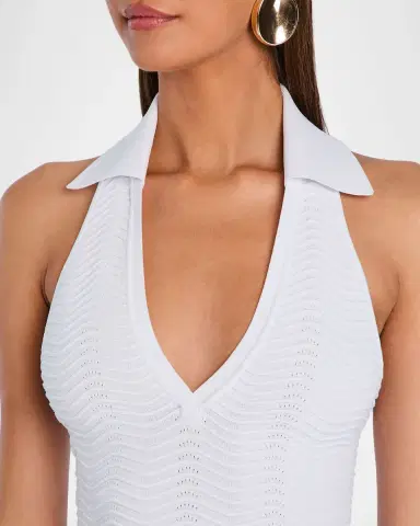 Retrofête Dorianne Wavy Knit Mini Dress | Thumbnail 5 Retrofête Dorianne Wavy Knit Mini Dress | Thumbnail 5