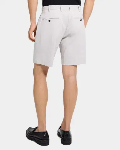 Theory Men's Organic Linen Classic Fit Shorts | Thumbnail 3 Theory Men's Organic Linen Classic Fit Shorts | Thumbnail 3