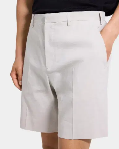 Theory Men's Organic Linen Classic Fit Shorts | Thumbnail 5 Theory Men's Organic Linen Classic Fit Shorts | Thumbnail 5