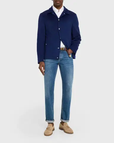Brunello Cucinelli Cashmere Trucker Jacket | Thumbnail 2 Brunello Cucinelli Cashmere Trucker Jacket | Thumbnail 2