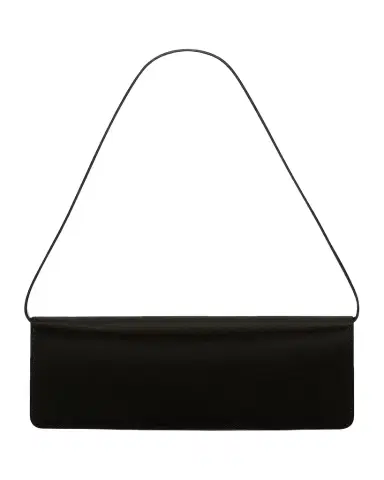 Victoria Beckham Dorian East-West Satin B-Buckle Shoulder Bag | Thumbnail 1 Victoria Beckham Dorian East-West Satin B-Buckle Shoulder Bag | Thumbnail 1
