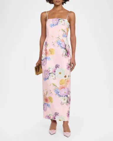 As It May Teva Pleated Floral-Print Midi Dress | Thumbnail 2 As It May Teva Pleated Floral-Print Midi Dress | Thumbnail 2