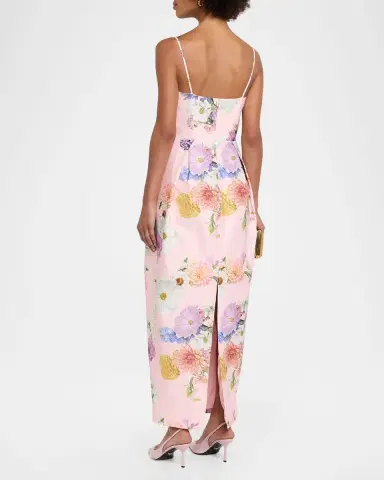 As It May Teva Pleated Floral-Print Midi Dress | Thumbnail 3 As It May Teva Pleated Floral-Print Midi Dress | Thumbnail 3