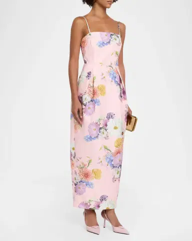 As It May Teva Pleated Floral-Print Midi Dress | Thumbnail 4 As It May Teva Pleated Floral-Print Midi Dress | Thumbnail 4