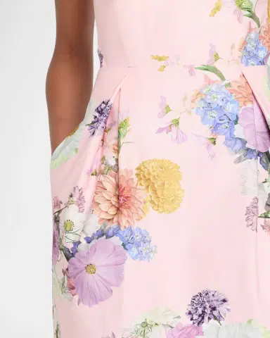 As It May Teva Pleated Floral-Print Midi Dress | Thumbnail 5 As It May Teva Pleated Floral-Print Midi Dress | Thumbnail 5