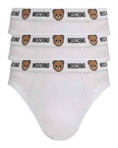 MOSCHINO Men's 3-Pack Teddy Bear Cotton Jersey Briefs | Thumbnail 1
