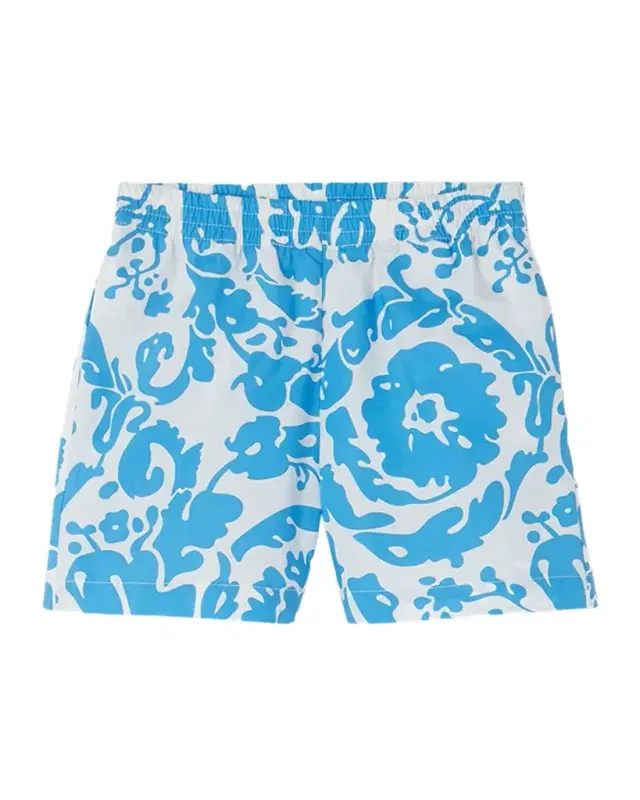 Versace Boy 's Barocco Splash Cotton Shorts, Size 12M-3