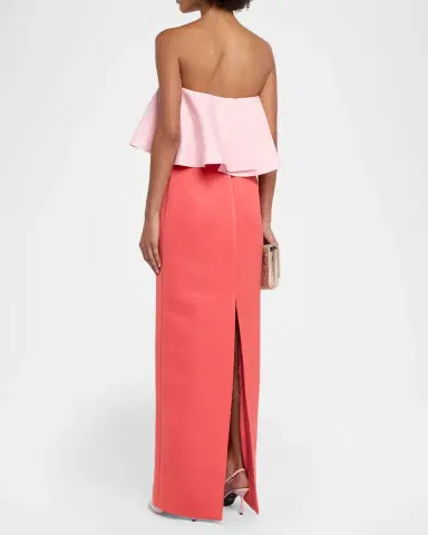 As It May Selora Strapless Ruffle Column Gown | Thumbnail 3 As It May Selora Strapless Ruffle Column Gown | Thumbnail 3