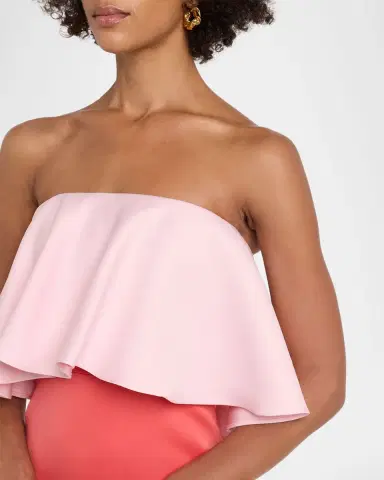 As It May Selora Strapless Ruffle Column Gown | Thumbnail 5 As It May Selora Strapless Ruffle Column Gown | Thumbnail 5