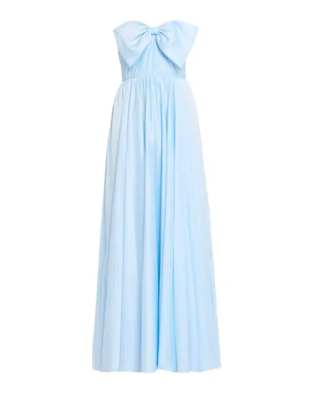 Lunette Strapless Bow-Front Gown