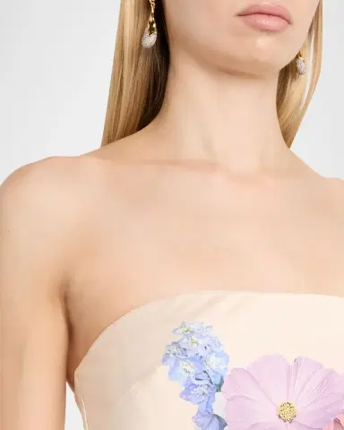 As It May Vionne Strapless Floral-Print Midi Dress | Thumbnail 5 As It May Vionne Strapless Floral-Print Midi Dress | Thumbnail 5
