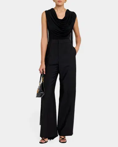 Lapointe Jersey Cowl-Neck Bodysuit | Thumbnail 2