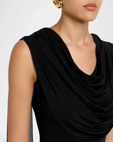 Lapointe Jersey Cowl-Neck Bodysuit | Thumbnail 5