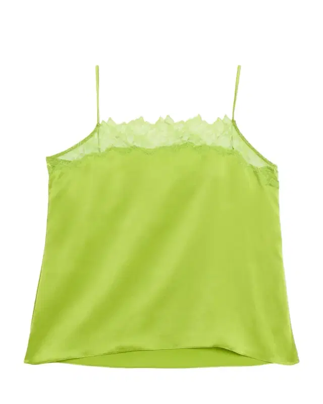 Haya Silk Lace-Trim Top