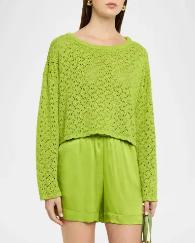 Sablyn Rosie Cropped Boatneck Sweater | Thumbnail 4 Sablyn Rosie Cropped Boatneck Sweater | Thumbnail 4