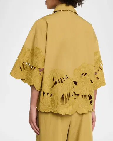 Zimmermann Mahon Embroidered Cotton Shirt | Thumbnail 2 Zimmermann Mahon Embroidered Cotton Shirt | Thumbnail 2