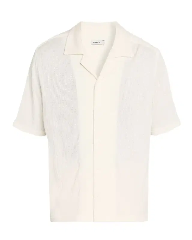 Simkhai Men's Troy Open-Stitch Camp Shirt