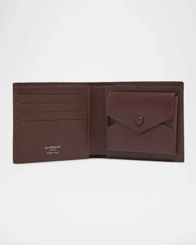 Givenchy Men's Leather Billfold Coin Wallet | Thumbnail 3 Givenchy Men's Leather Billfold Coin Wallet | Thumbnail 3