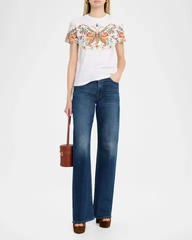 Etro Paisley-Print Cotton Short-Sleeve T-Shirt | Thumbnail 2 Etro Paisley-Print Cotton Short-Sleeve T-Shirt | Thumbnail 2
