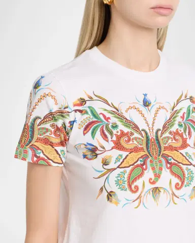 Etro Paisley-Print Cotton Short-Sleeve T-Shirt | Thumbnail 5 Etro Paisley-Print Cotton Short-Sleeve T-Shirt | Thumbnail 5