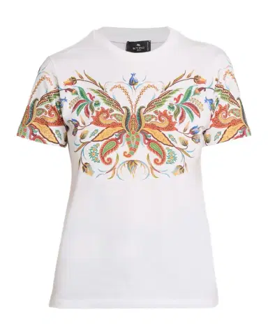 Etro Paisley-Print Cotton Short-Sleeve T-Shirt | Thumbnail 1 Etro Paisley-Print Cotton Short-Sleeve T-Shirt | Thumbnail 1