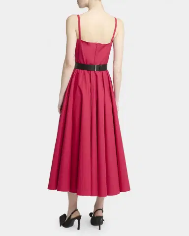 Givenchy Bow Sleeveless Midi A-Line Dress | Thumbnail 2