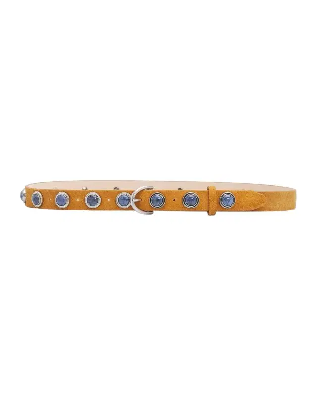 Celia Studded Suede Belt