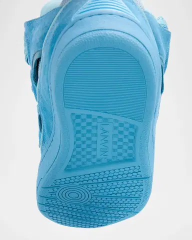 Lanvin Men's Curb Tonal Suede and Mesh Sneakers | Thumbnail 2 Lanvin Men's Curb Tonal Suede and Mesh Sneakers | Thumbnail 2