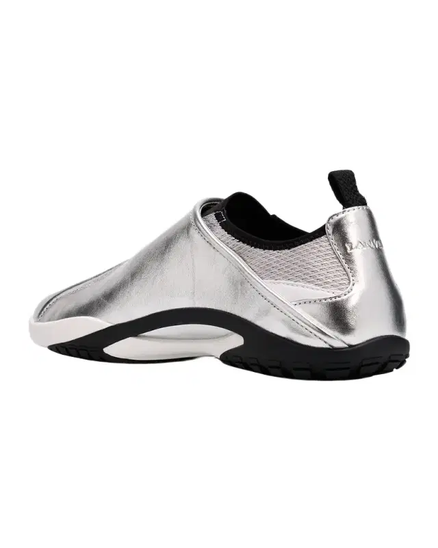 Men's LNV1 Metallic Mesh and Leather Sneakers