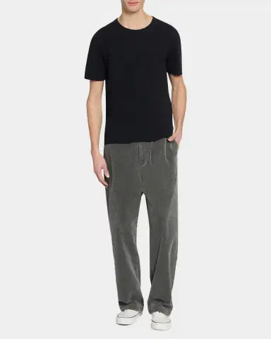 OFFICINE GÉNÉRALE Men 's Short-Sleeve Cotton Crewneck T-Shirt | Thumbnail 2