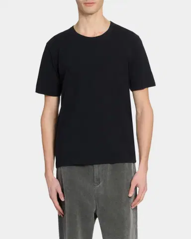 OFFICINE GÉNÉRALE Men 's Short-Sleeve Cotton Crewneck T-Shirt | Thumbnail 4
