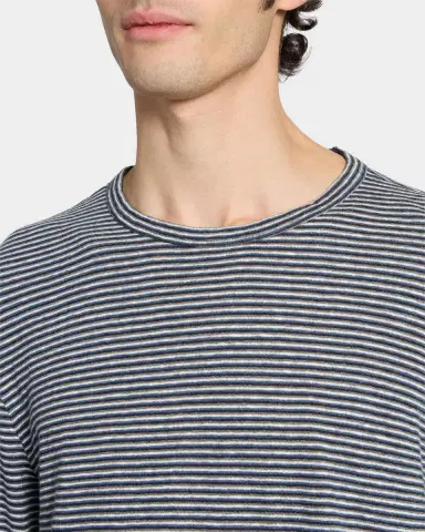 Officine Generale en 's Striped Wool-Blend Long-Sleeve T-Shirt | Thumbnail 5