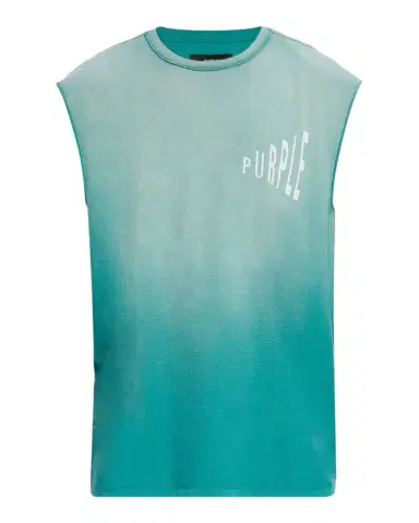 PURPLE Amplified Logo Textured Jersey Tank Top | Thumbnail 1 PURPLE Amplified Logo Textured Jersey Tank Top | Thumbnail 1