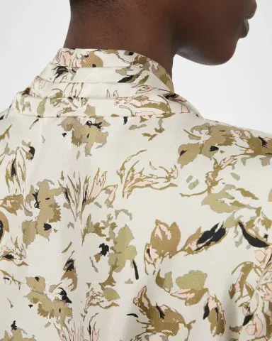 Max Mara Short-Sleeve Printed Silk Top | Thumbnail 5 Max Mara Short-Sleeve Printed Silk Top | Thumbnail 5