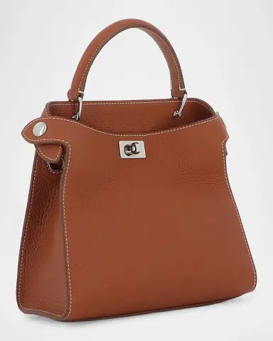 Michino Paris Lutece Mini Grained Leather Top-Handle Bag | Thumbnail 5 Michino Paris Lutece Mini Grained Leather Top-Handle Bag | Thumbnail 5