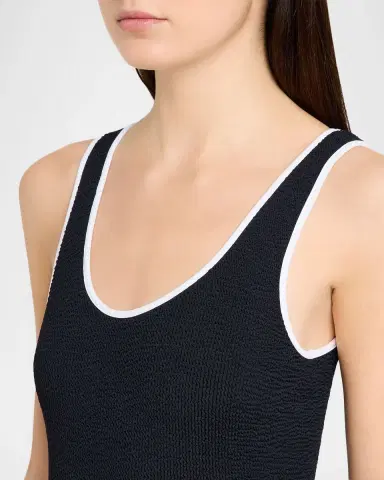 Hunza G Faye Scoop One-Piece Swimsuit | Thumbnail 3 Hunza G Faye Scoop One-Piece Swimsuit | Thumbnail 3