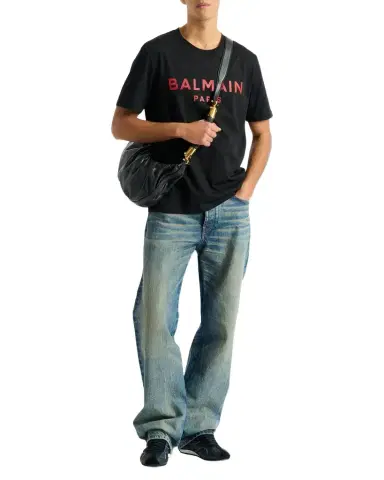 Balmain Men's Paris Cotton T-Shirt | Thumbnail 1